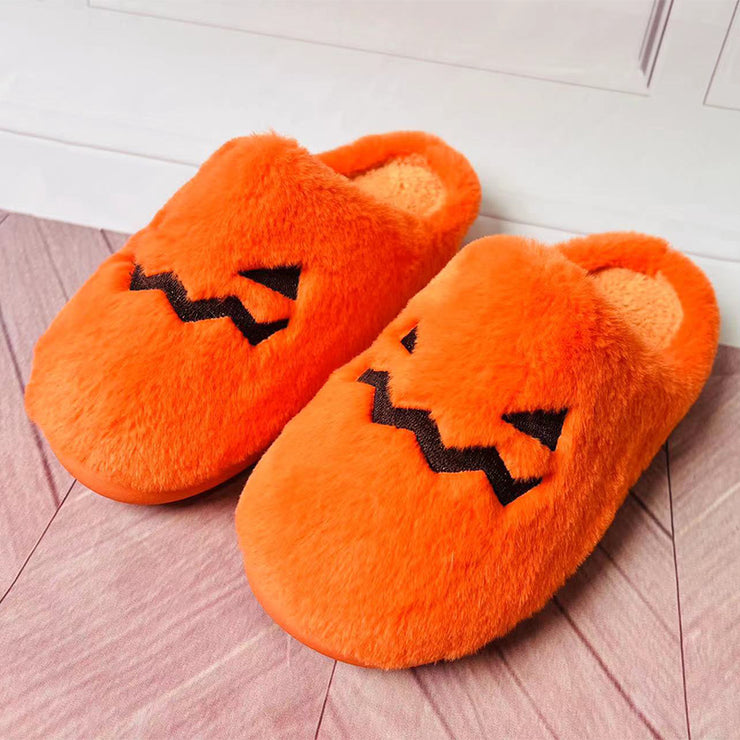 Adorable  Whimsical Comfortable  Cozy  Plush  Winter Warmth  Halloween-themed  Casual Chic  Slip-on Convenience  Indoor Luxury  Cute Design  Bedroom Essential  Seasonal Delight