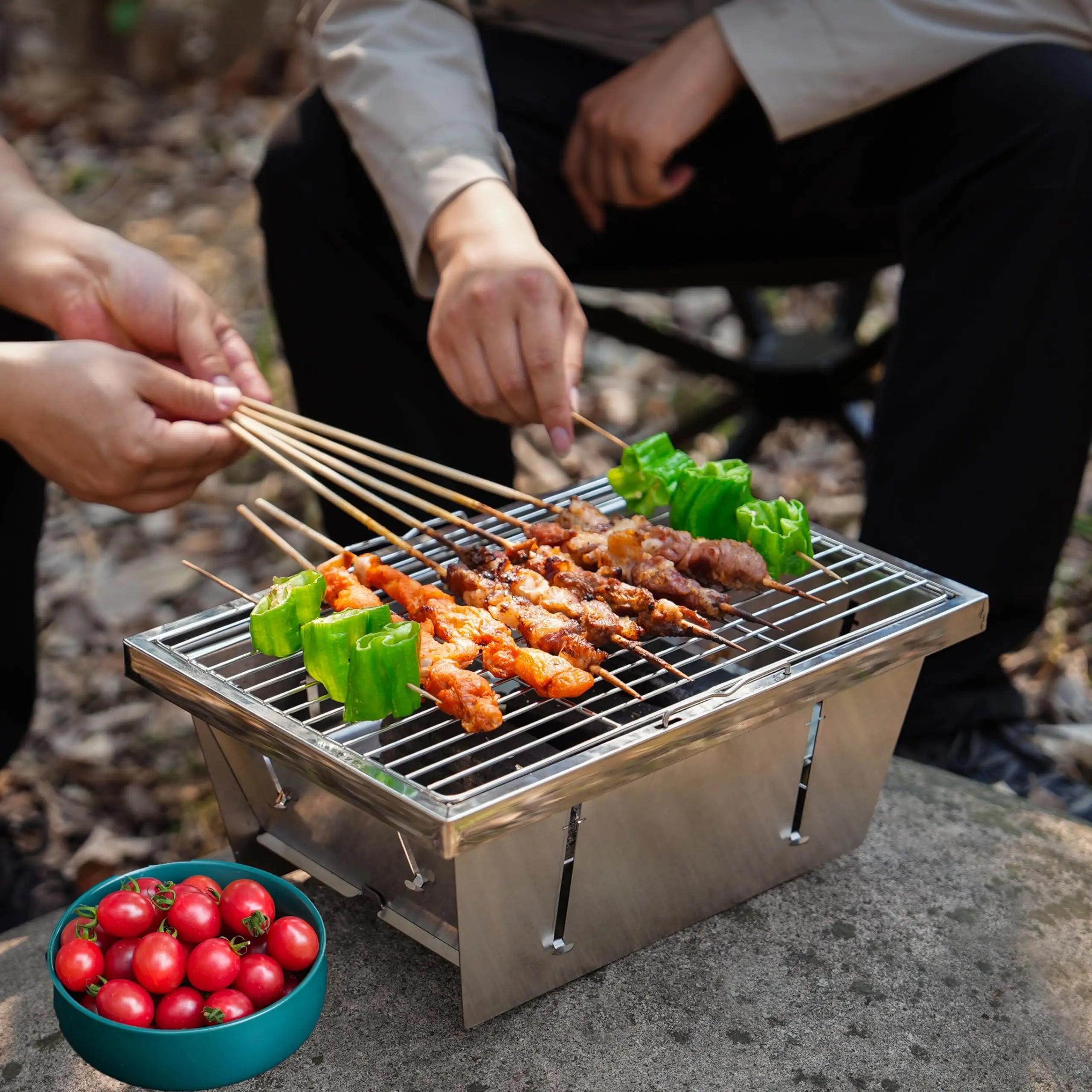 Pandatour IGT Camping Super High Firepower Stove Desktop One-Unit One-Touch Folding IGT Table Stove Stainless Steel Furnace ﻿