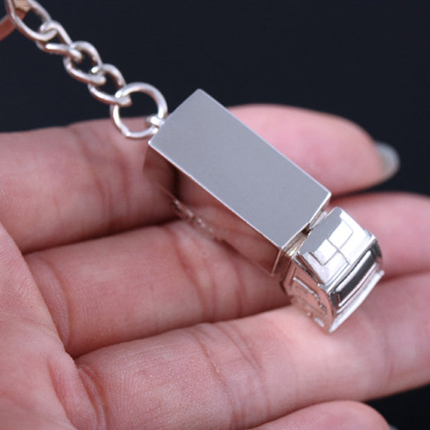 Cute Metal Truck Keychain Car Key Ring