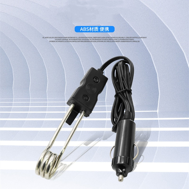 Portable 12V Boiler Cigarette Lighter Adapter