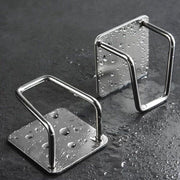 Stainless Steel Drain Drying Rack Kitchen Wall Hooks