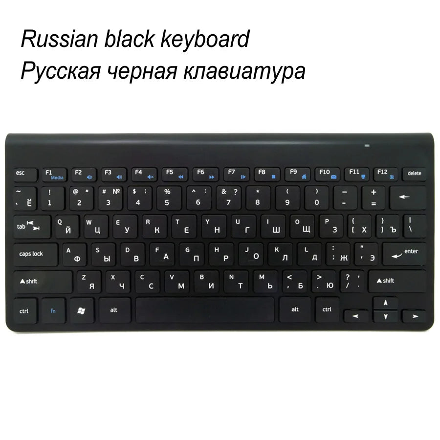 Slim Mini USB Wireless Keyboard Small Computer Wireless Keyboards Compact External Keyboard for Laptop Tablet Windows Desktop PC