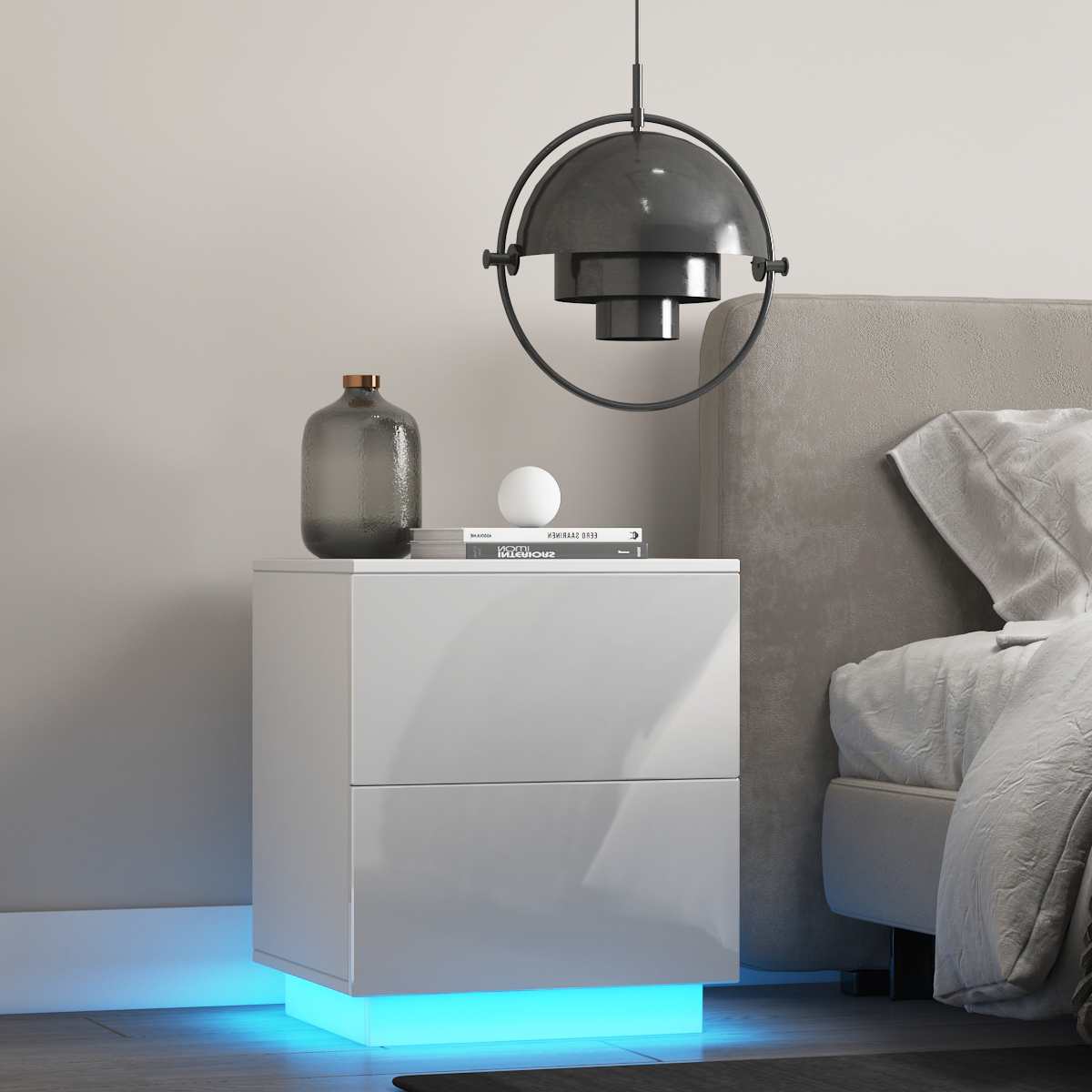 LED Bedside Tables for Bedroom