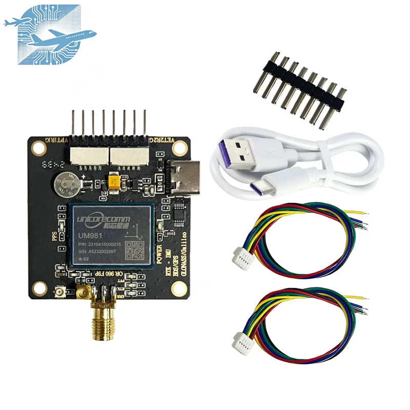 UM981 Development Board RTK Positioning High-precision Flight Control IMU Inertial Navigation TYPE-C Power Supply
