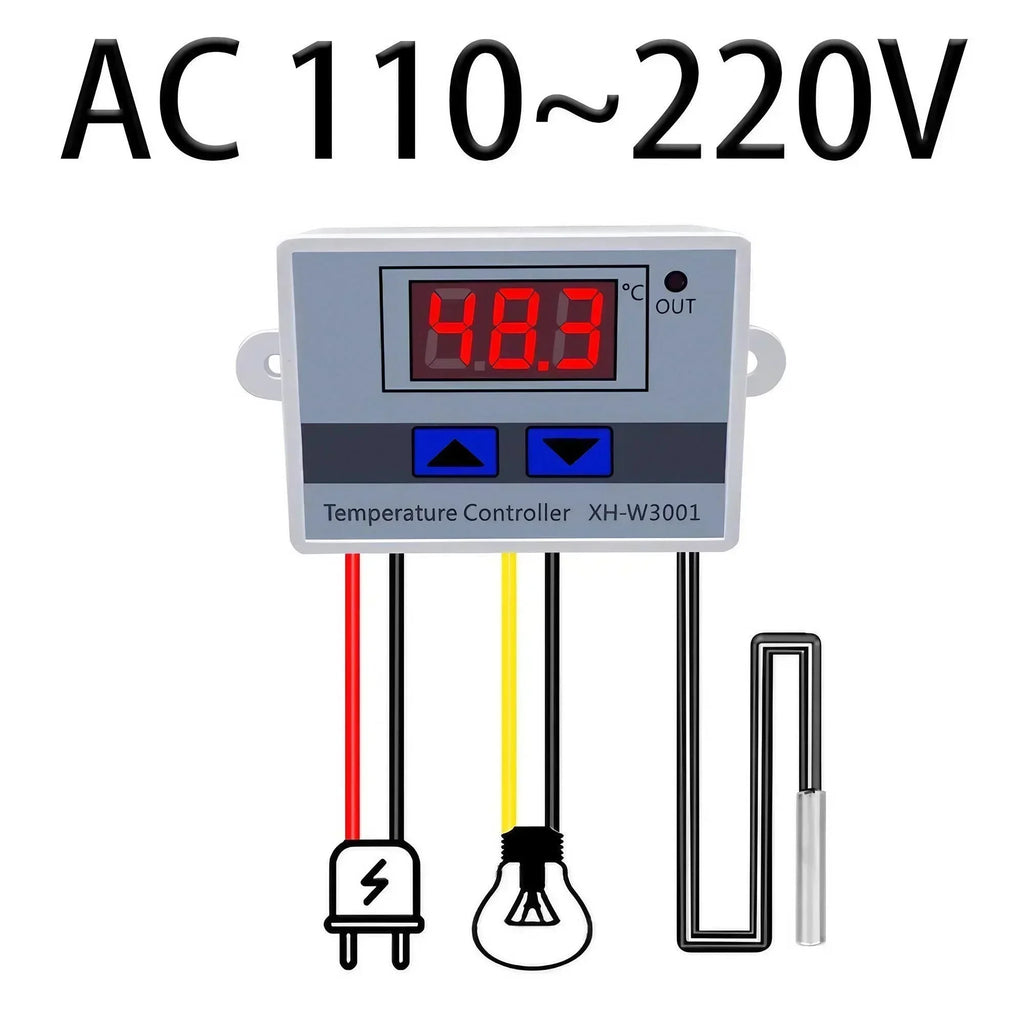 STONEGO W3001 Digital Thermostat - Microcomputer Temperature Control Switch, Thermoregulator for Precise Temperature Management