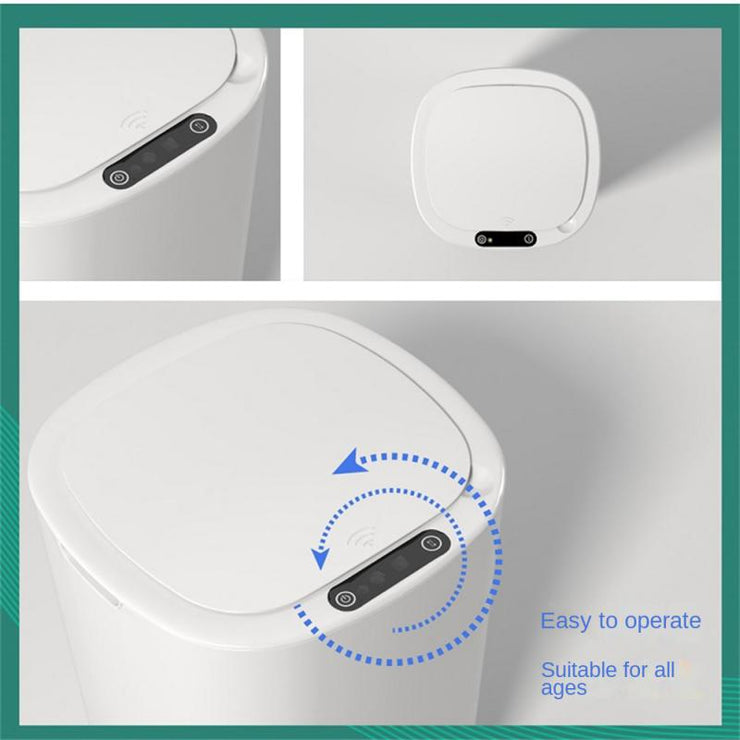 12L Smart Sensor Trash For Bathroom