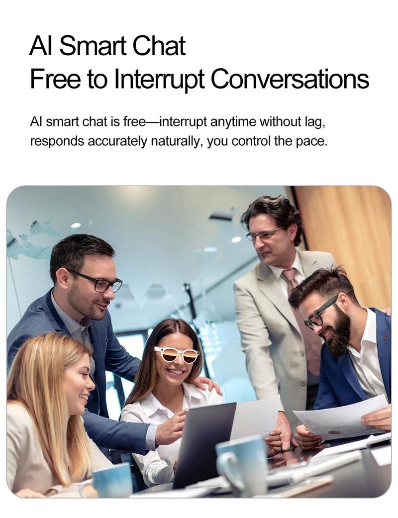 2026 8K HD AI Smart Glasses Men Chat GPT 800MP Camera Bluetooth Call AI Translation Voice Assistant Control Sunglasses Women