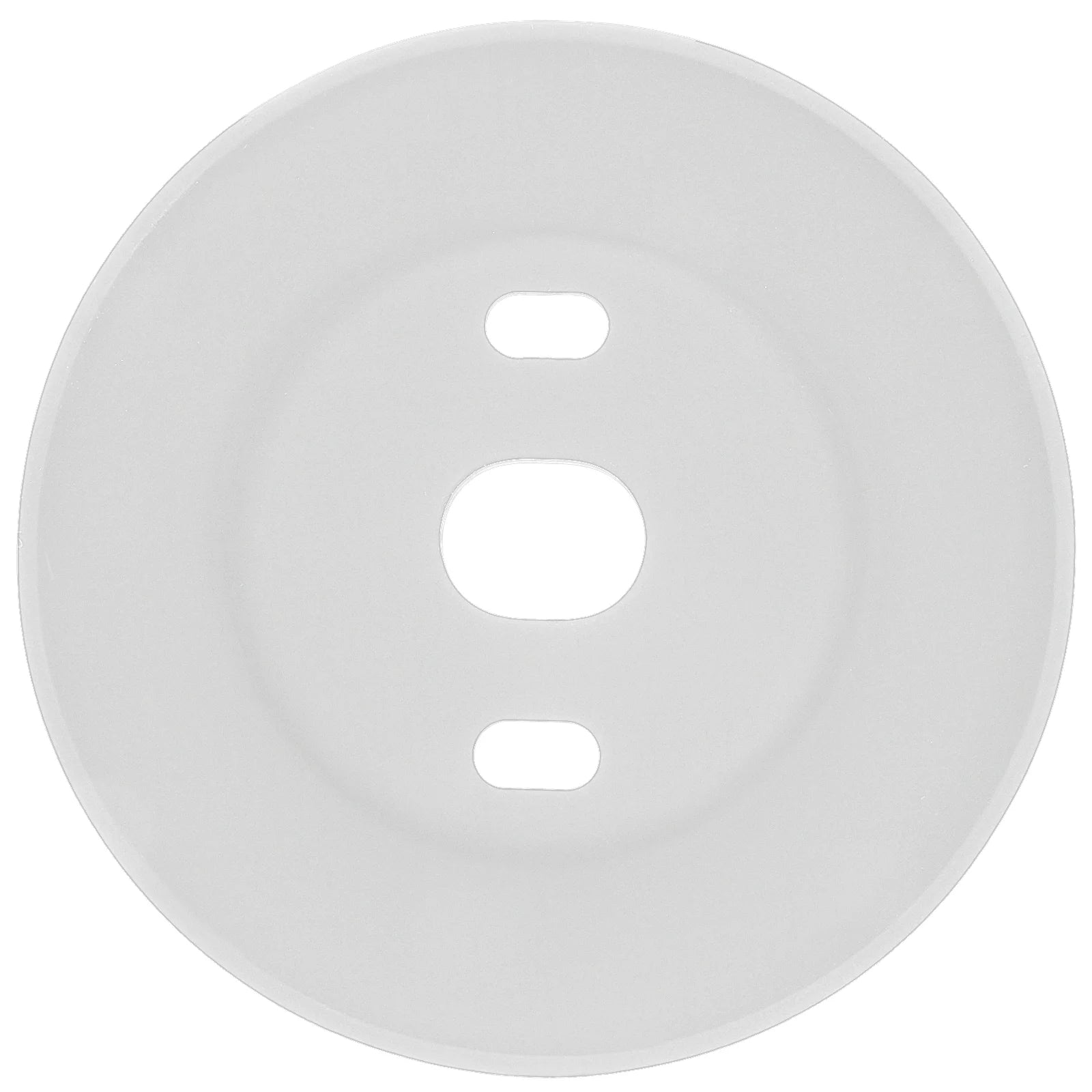 Round Thermostat Cover Plate Mount Trim Part For Home Intelligent Nest Kit Wall Temperature Control System Family