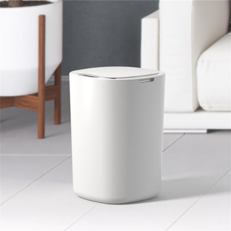 Smart Sensor Bathroom Bin  Automatic Trash Can  Motion Sensor Waste Bin  Touchless Bathroom Garbage Can  12L Intelligent Waste Bin  Hygienic Sensor Trash Can  Modern Bathroom Bin  Sleek Sensor Garbage Receptacle  Hands-Free Trash Container  Compact Smart Trash Bin  High-Tech Bathroom Waste Solution  Sensor-Activated Garbage Can  Minimalist Design Trash Receptacle