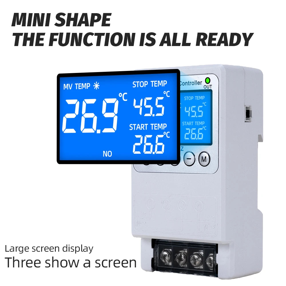 Smart Temperature Controller Constant Thermostat Control Timing Control Switch Cycle Control Multiple Sensor Head Option AC 220V