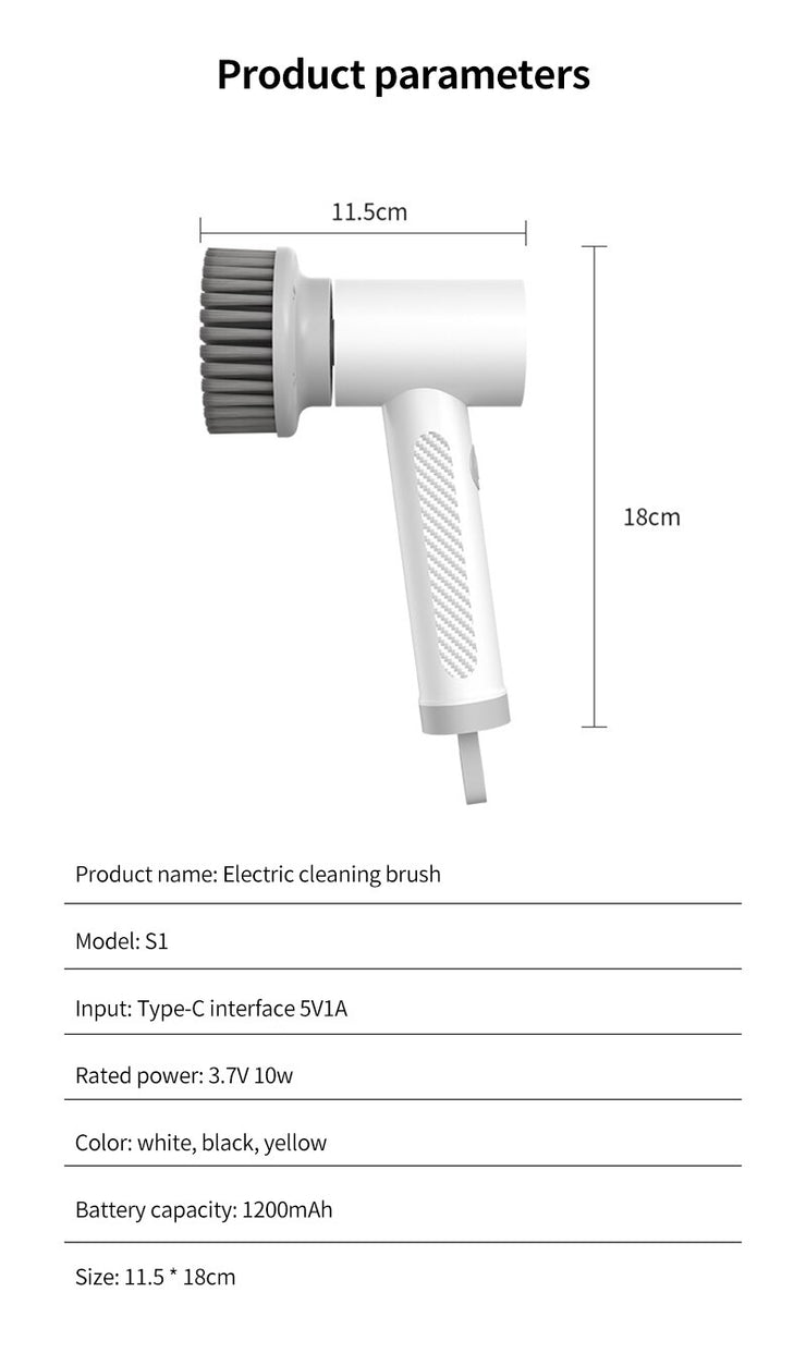 Electric Cleaning Brush for Home