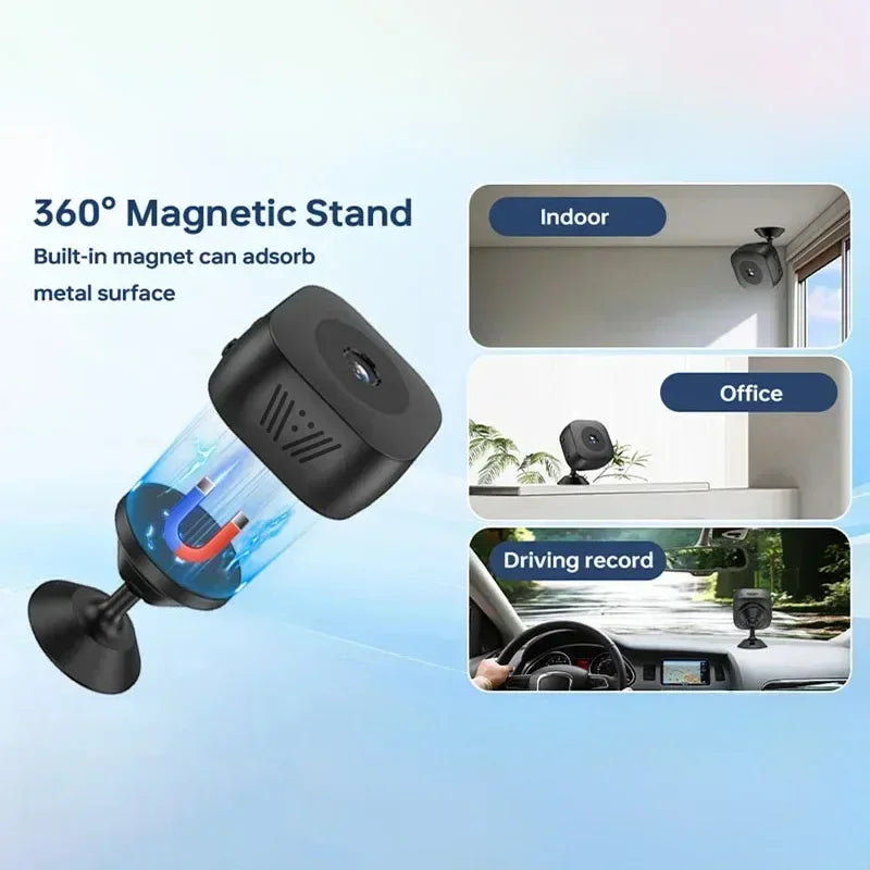 Hot Mini Security Camera Pro 4K FullHD WiFi Surveillance With 2Way Audio Motion Detection Infrared Night Vision Security Cam