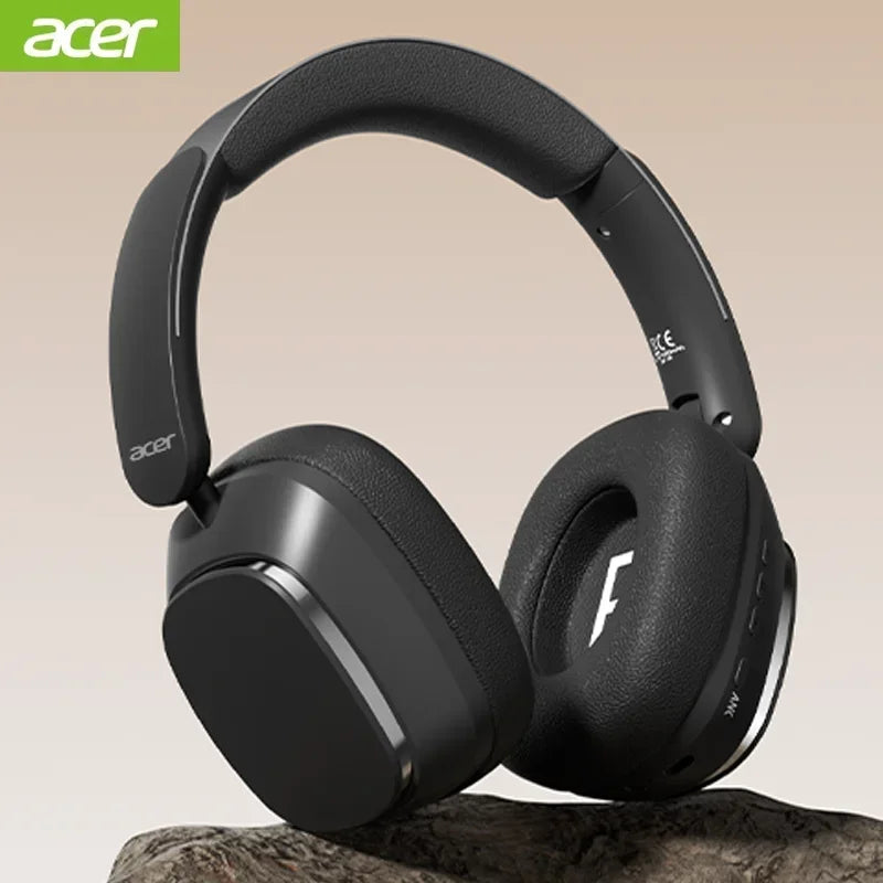 Acer ANC Bluetooth Headphones Surround Sound Headsets with HD Mic Active Noise Cancelling Earphones ENC-Calling 1000mAh OHR525