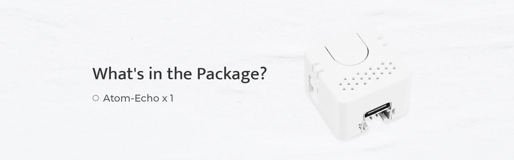 M5Stack Official ATOM Echo Programmable AI Smart Speaker with Built-in ESP32 Bluetooth WiFi Internet of Things Development Kit