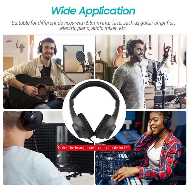 Wired Stereo Monitor Headphones