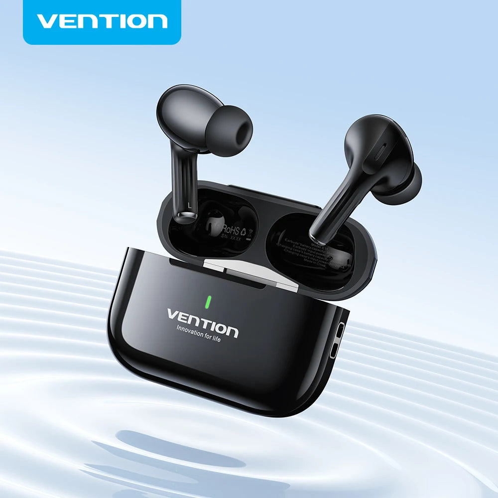Vention ECHO LITE E11 Bluetooth Earphones Bluetooth 5.4 HiFi TWS True Wireless In Ear Headphones Stereo Sports Earbuds With Mic