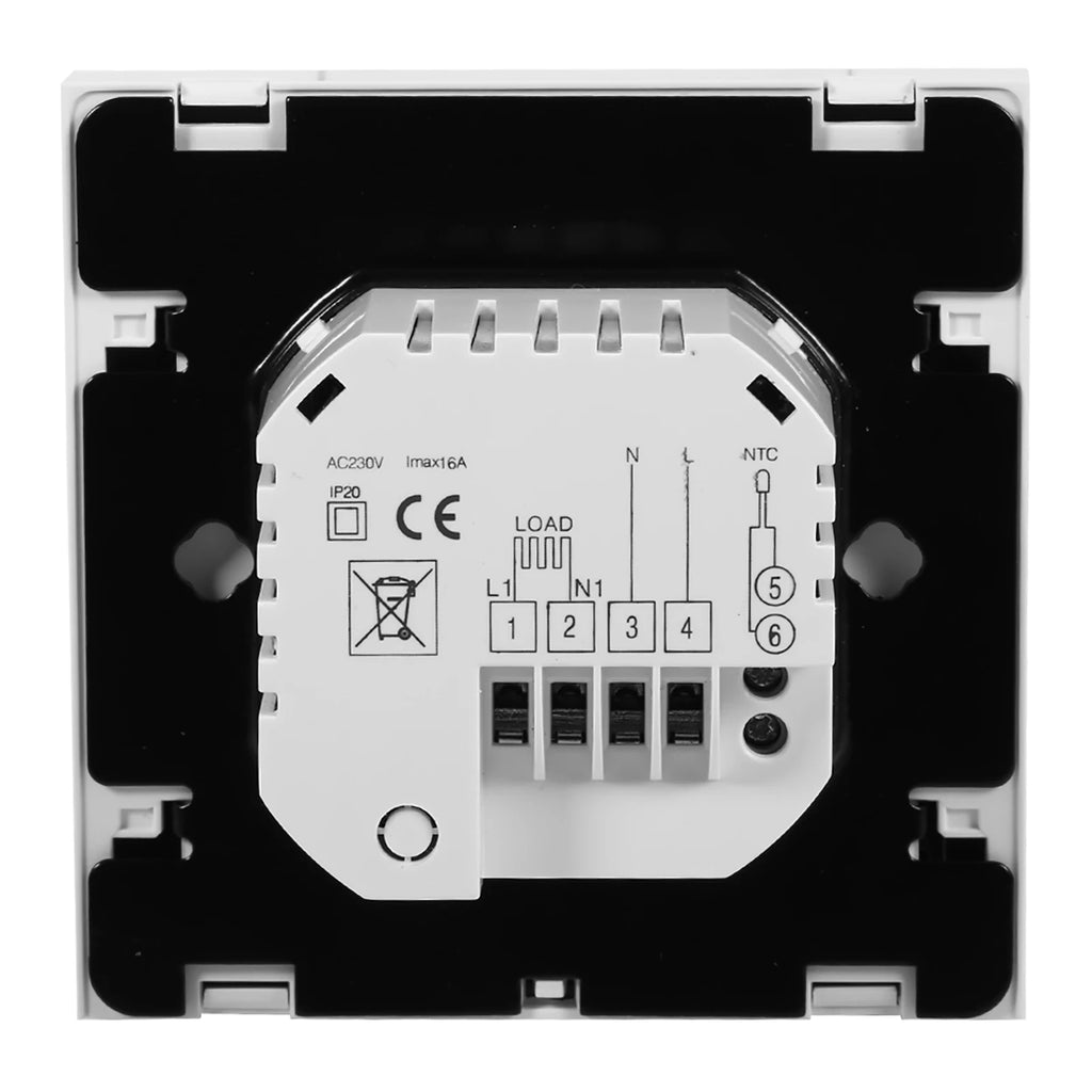 Digital Touch Screen LCD Programmable Thermostat Intelligent Temperature Controller Home Use Heating Thermostat