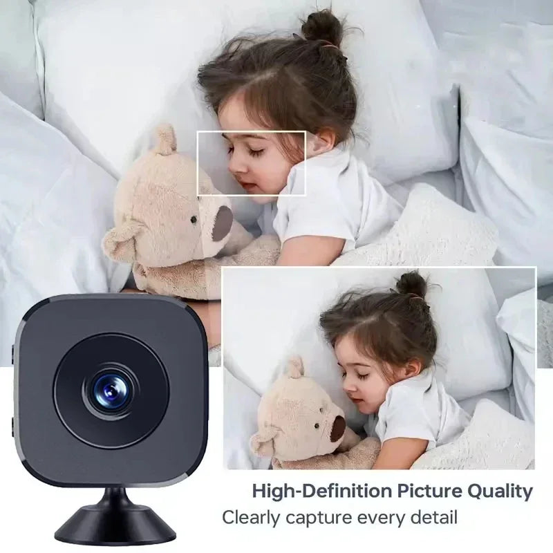 Hot Mini Security Camera Pro 4K FullHD WiFi Surveillance With 2Way Audio Motion Detection Infrared Night Vision Security Cam