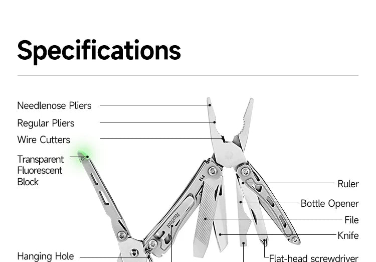 NexTool Keychain Mini Flagship F12 Folding Multi Tool 13 In 1 Screwdriver Pliers File Ruler Bottle Opener Scissors EDC Hand Tool