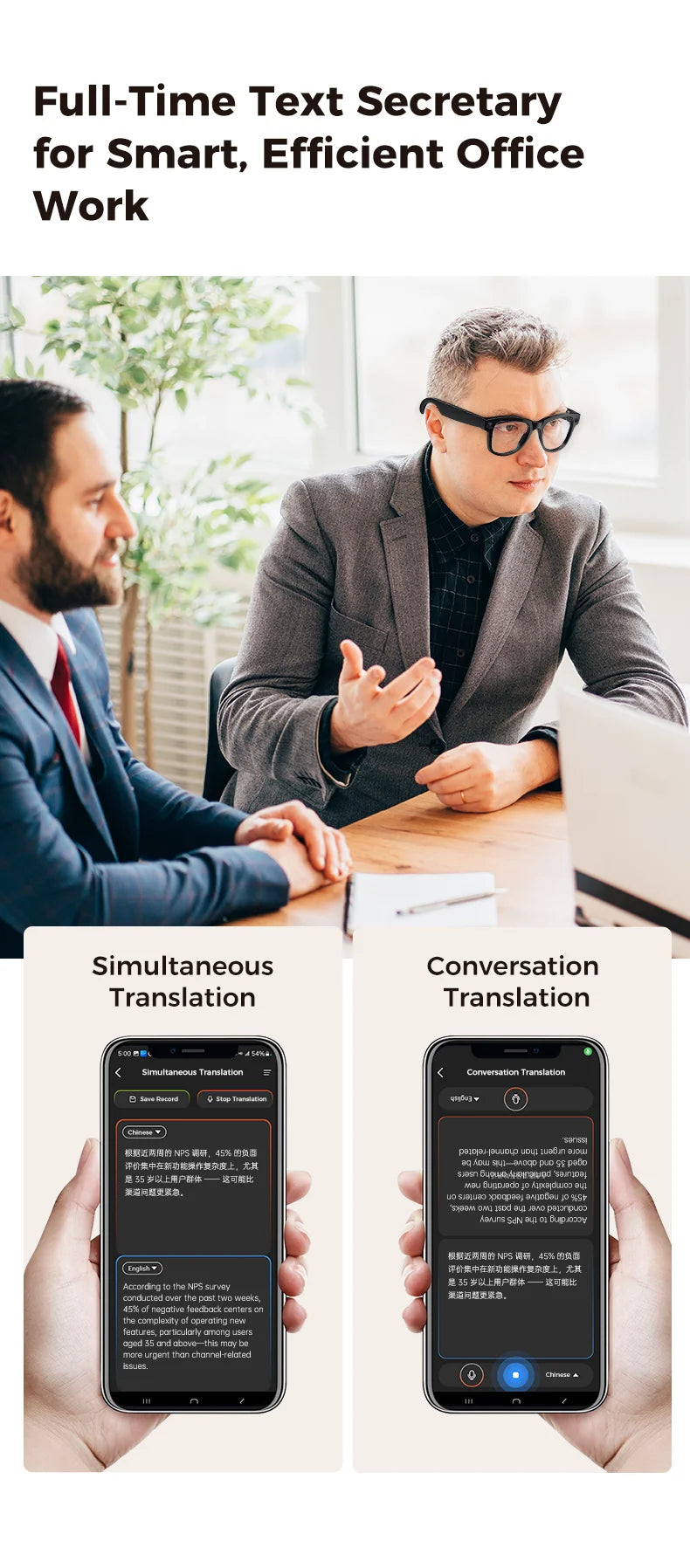 2026 AI Smart Glasses M02 Ultra 1080P HD Camera ChatGPT 3600mAh Charging Case Power Bank 32GB Translation Music Video Sunglasse