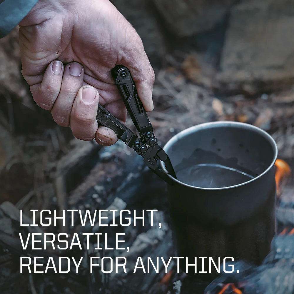 SOG PowerLitre 19 in 1 Multi-Tool Folding Pliers,Toughbuilt EDC Gadgets Multifunctional Hand Tools for Outdoor Survival Camping