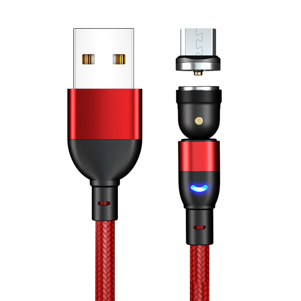 540 Rotate Magnetic Cable Fast Wirless Charging