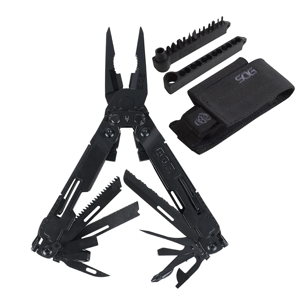 SOG 21 in 1 PowerAccess Multifunctional Folding Tactical Pliers EDC Pocket Multitoos Outdoor Survival Camping Supplies-PA2002-CP