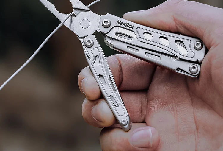 NexTool Keychain Mini Flagship F12 Folding Multi Tool 13 In 1 Screwdriver Pliers File Ruler Bottle Opener Scissors EDC Hand Tool