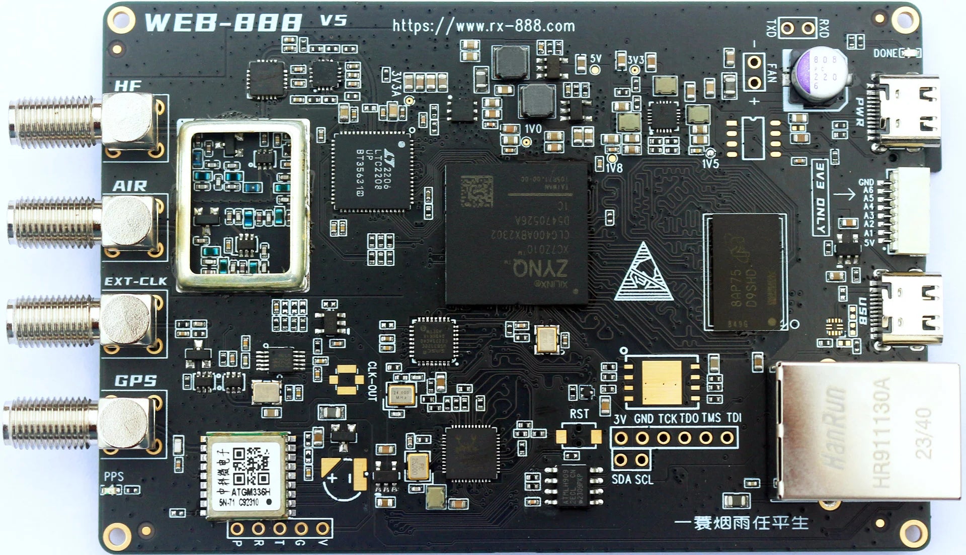 Web-888 16bit ADC 62M bandwidth DDC Web SDR