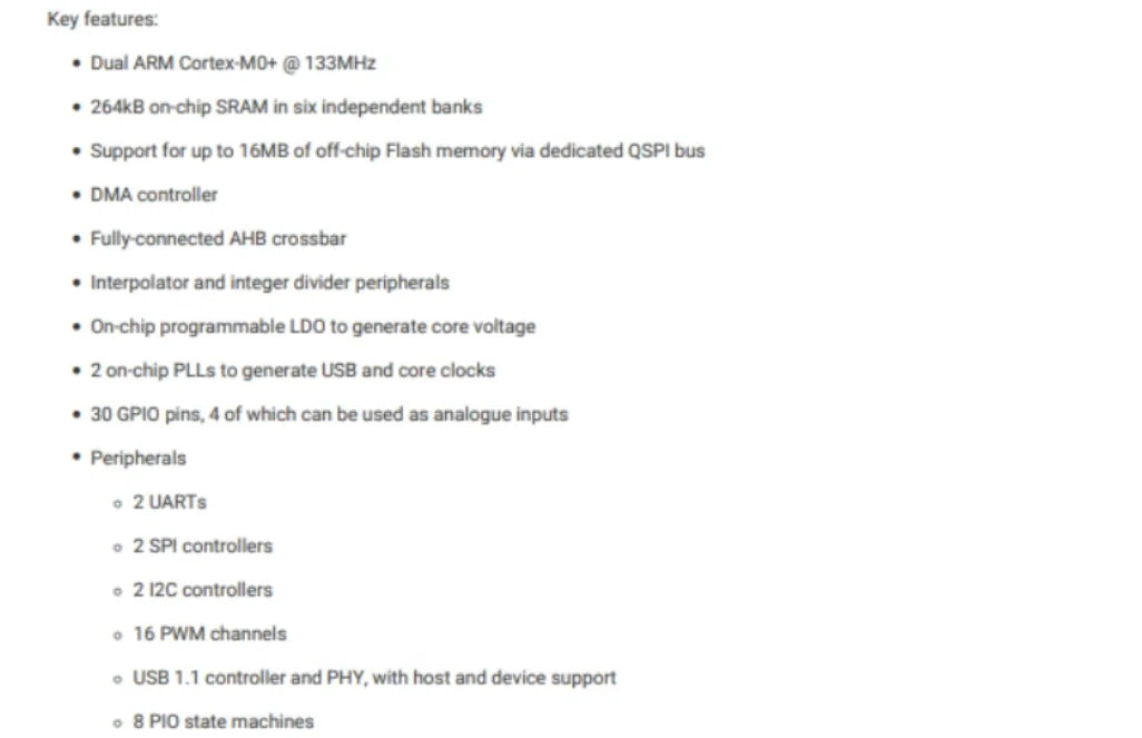 1Pc-10Pcs RP2040 LQFN-56 QFN-56 Raspberry Pi (raspberry pie) ARM Cortex-M0 133MHz RAM 264KB MCU/MPU/SOC Microcontroller IC Chip