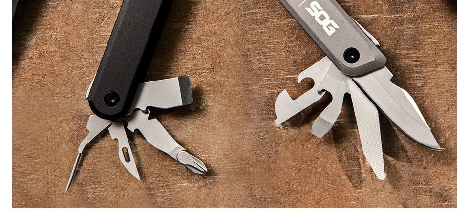 SOG 13 in 1 BATON Q3 Multi-Tool Folding Pliers Mini Hand Tools Tactical Pen Pocket EDC Multifunctional Portable Outdoor Gadget