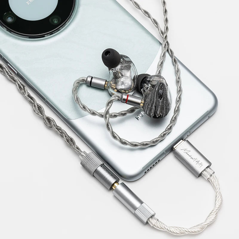 MOONDROP ECHO-A High-Resolution 3.5mm Single-Ended Portable DAC/AMP USB-C Decoder Amplifier