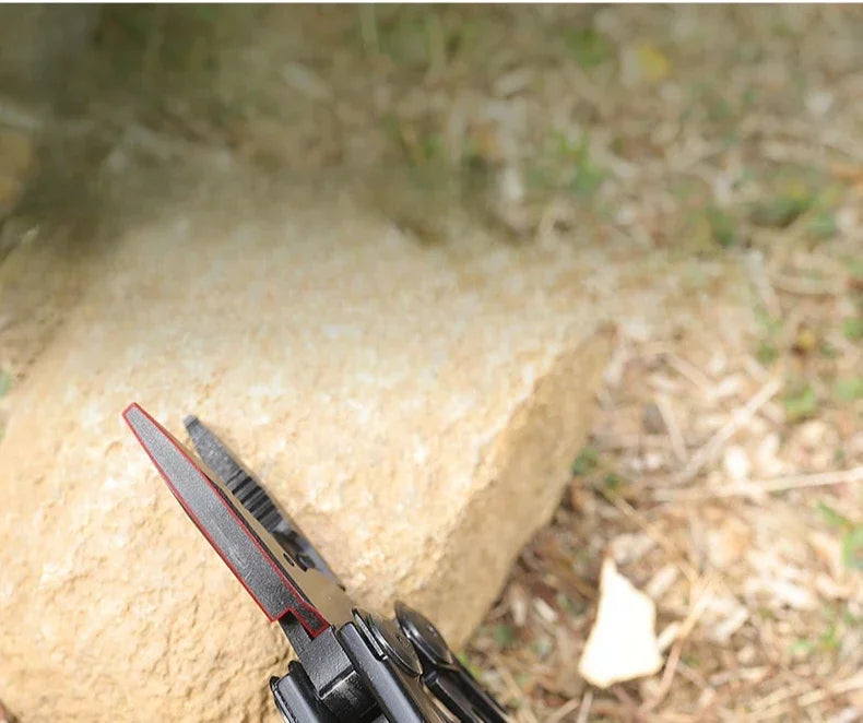 BHBT Multifunctional Combination  Folding Knife Pliers Multi Tools EDC Multitools Outdoor Camping Survival Tools With Clip