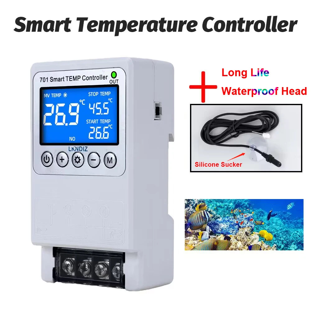 Smart Temperature Controller Constant Thermostat Control Timing Control Switch Cycle Control Multiple Sensor Head Option AC 220V