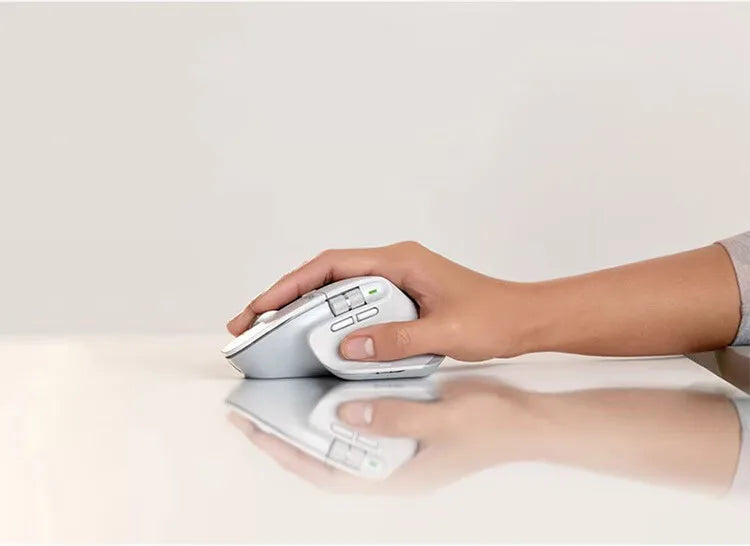 Logitech MX Master 3S Wireless Bluetooth Mouse, Master Series - Ergonomic, Silent, High-End Office Mouse in Graphite