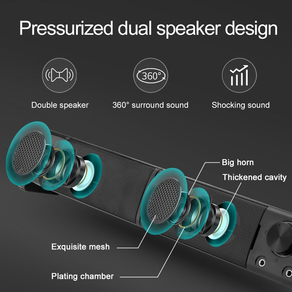 3.5mm Stereo Smart Sound Bar