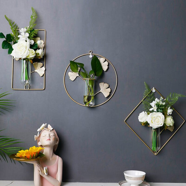 Hanging Flower Vase Wall Décor