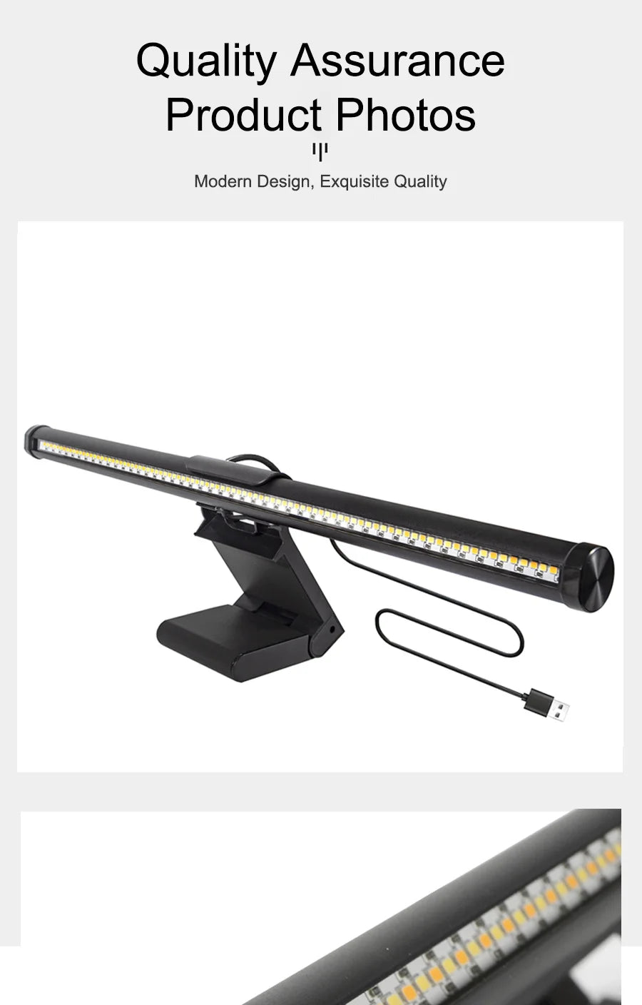 Screen LED Bar Desk Lamp PC Computer Laptop Screen Lamp Hanging Light Bar Table Lamp For LCD Monitor Office Study Reading Light