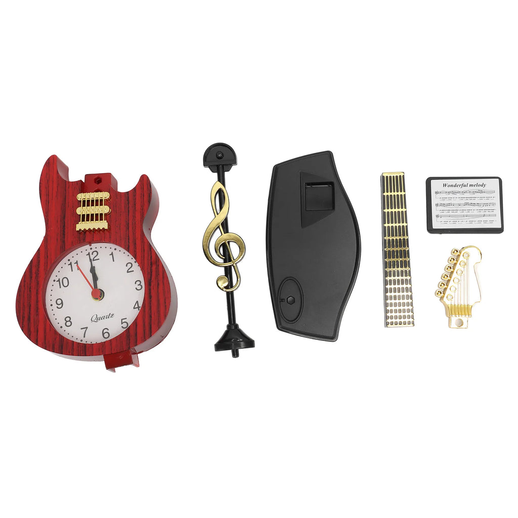Violin Alarm Clock Unique Appearance Innovative Alarm Clock for Home Living Room Desktop Decoration Christmas Gifts