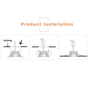 Aluminum Light For Living Room Bedroom Toilet