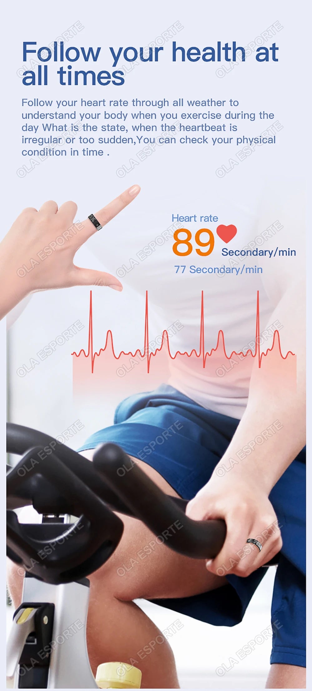 SR08 Smart Ring with Charging Box for Men Women LED Display Screen Gesture Control Health Monitor 5ATM Waterproof Sports Rings