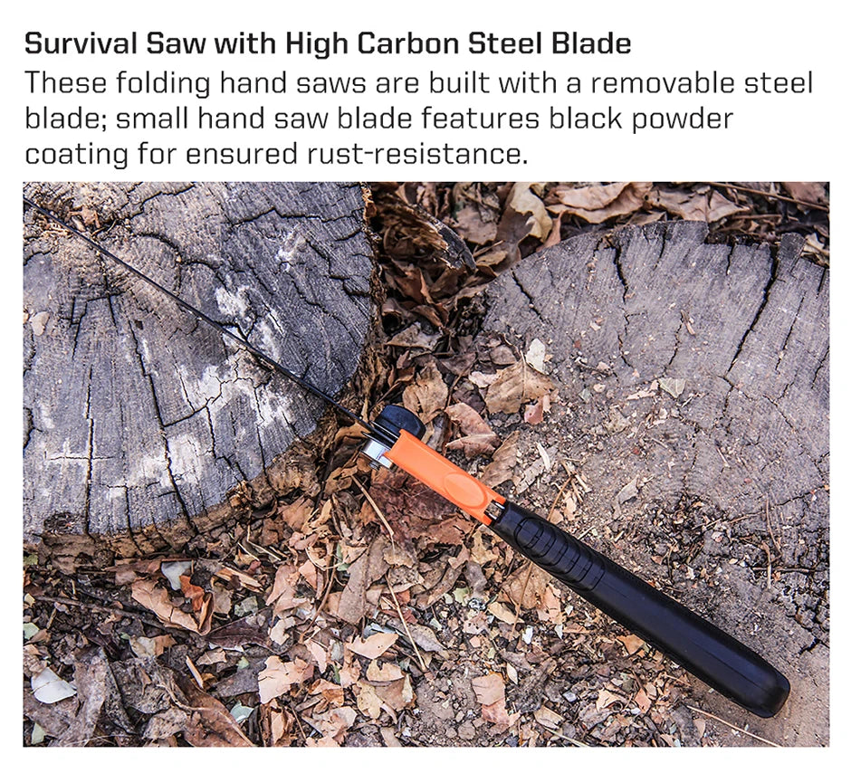 SOG Multifunctional Folding Saw – Portable EDC Tool for Household, Hunting, Outdoor Camping Equipment, Survival & Woodworking