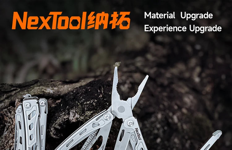 NexTool Keychain Mini Flagship F12 Folding Multi Tool 13 In 1 Screwdriver Pliers File Ruler Bottle Opener Scissors EDC Hand Tool