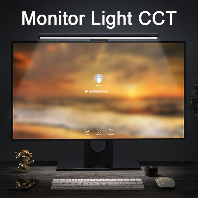 30CM RGB Screen Hanging Light Bar for Computer Laptop Gaming Work Stepless Dimming Eye Protection