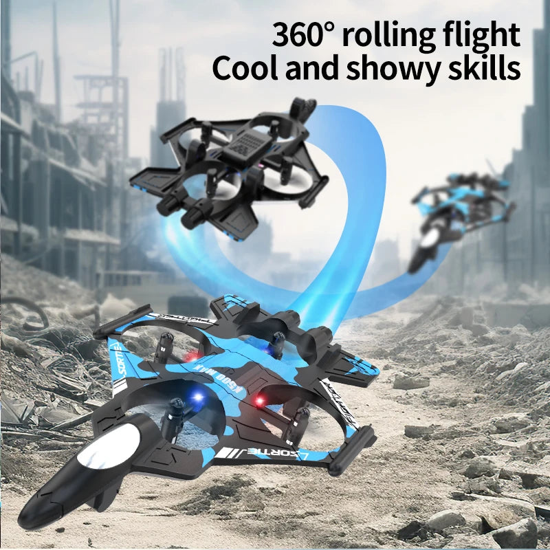 K500MAX RC Drone Fighter HD Professional Camera 360° roll WIFI Fpv Aircraft Quadcopte Aerial Photography  with screen Drone Toys