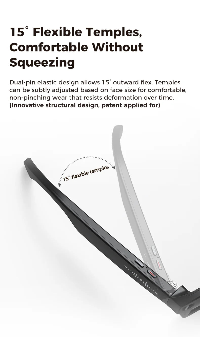 2026 AI Smart Glasses M02 Ultra 1080P HD Camera ChatGPT 3600mAh Charging Case Power Bank 32GB Translation Music Video Sunglasse