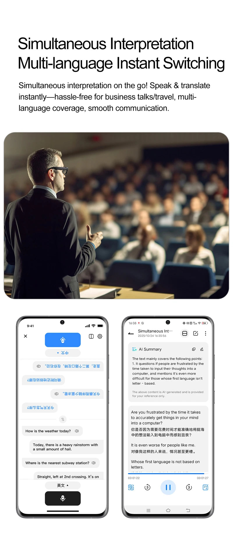 2026 8K HD AI Smart Glasses Men Chat GPT 800MP Camera Bluetooth Call AI Translation Voice Assistant Control Sunglasses Women