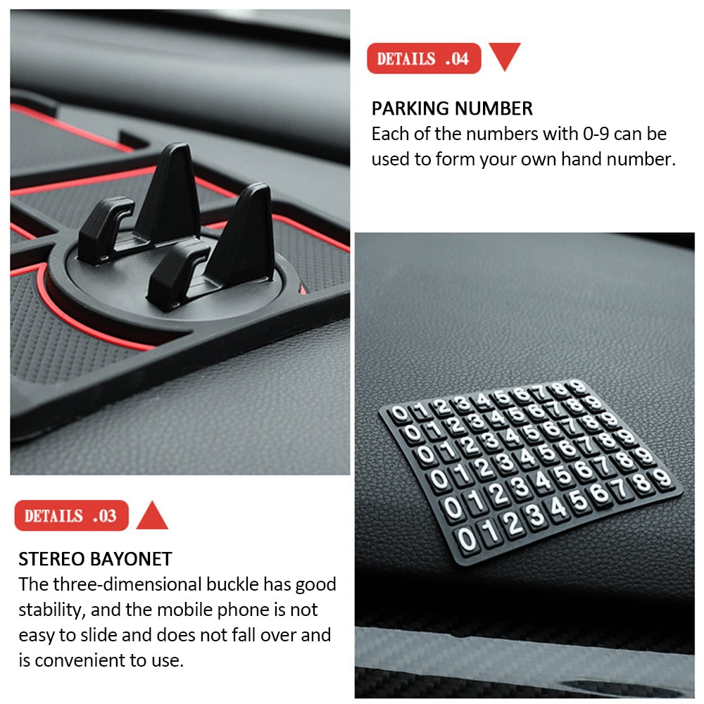 Universal Auto Phone Holder Car Mat