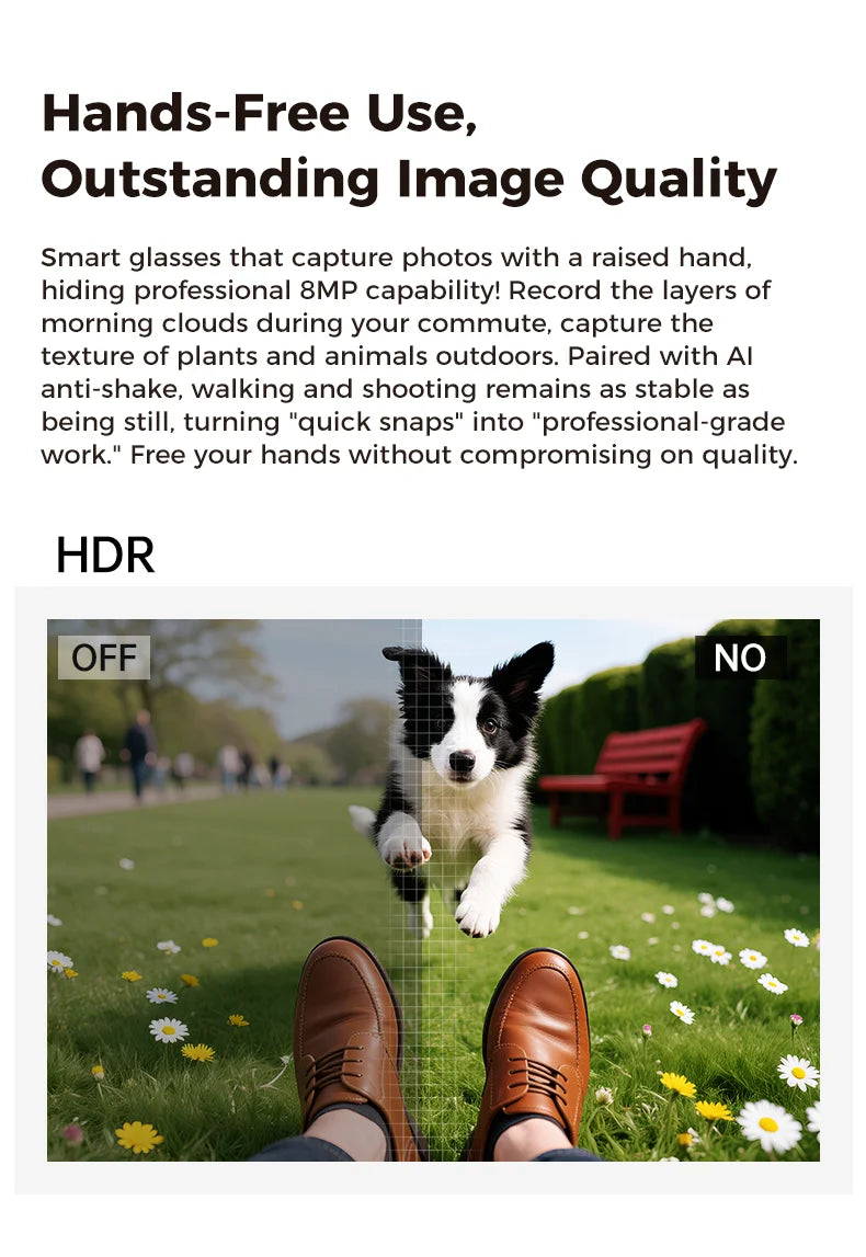 2026 AI Smart Glasses with 8MP Camera Video Recording 120+ Languages Translation Sunglasses Bluetooth Call Music Play Men Women