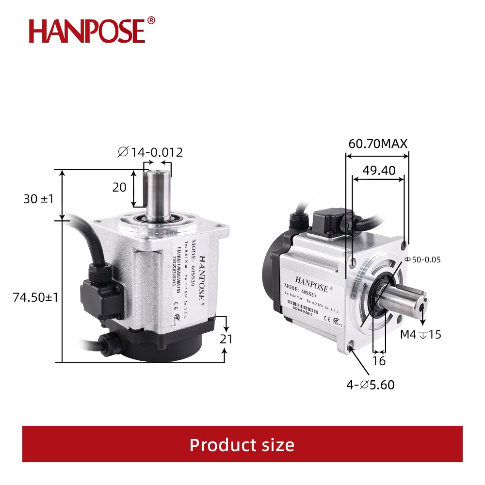 200W Servo Motor Kit